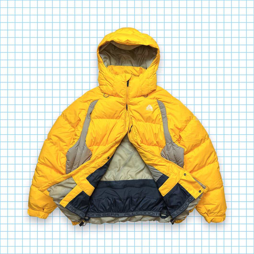 Nike ACG 550 Down Bright Yellow Puffer Jacket Holiday 06’ - Large / Extra Large