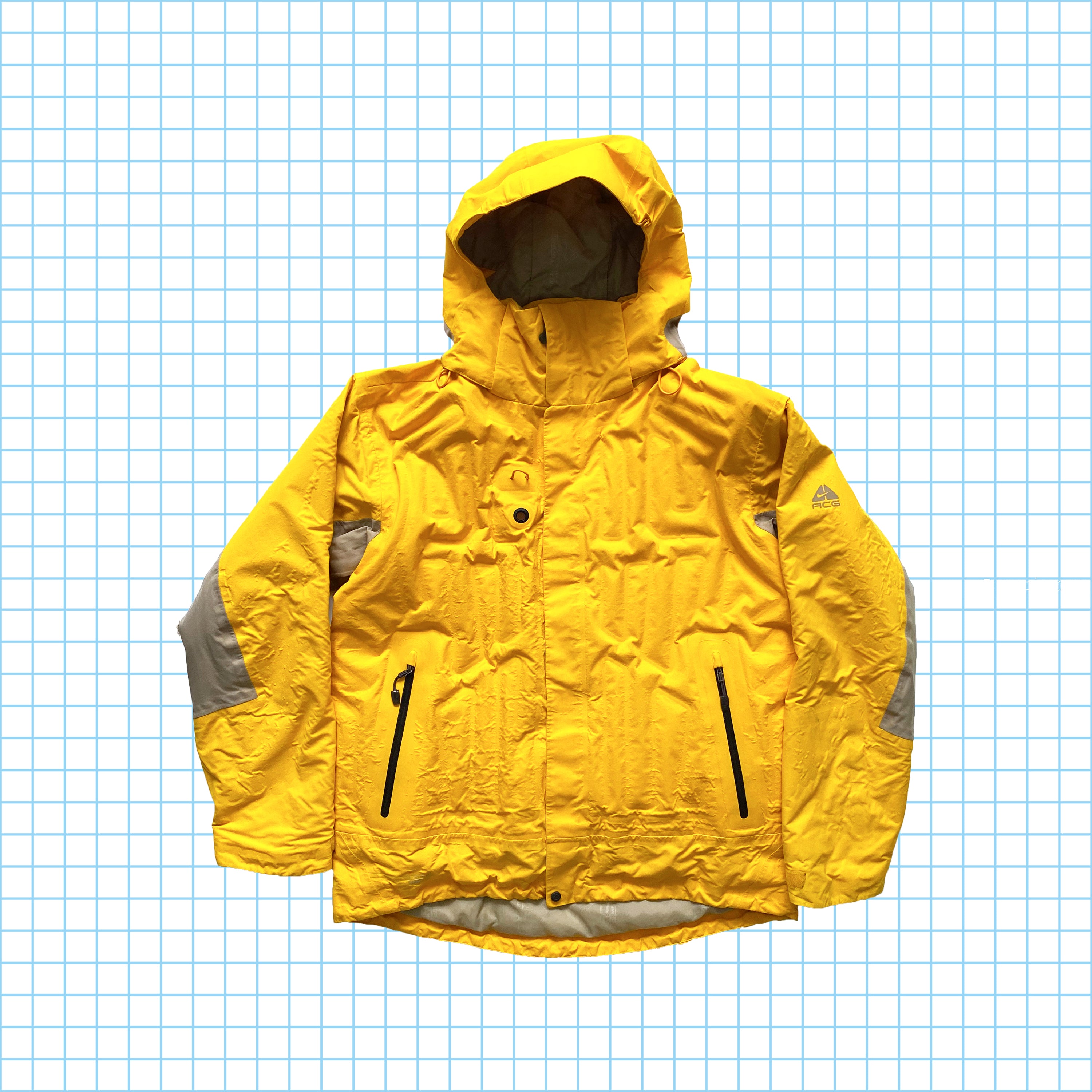 Nike ACG Yellow Gore-Tex Inflatable Jacket - Large / Extra Large