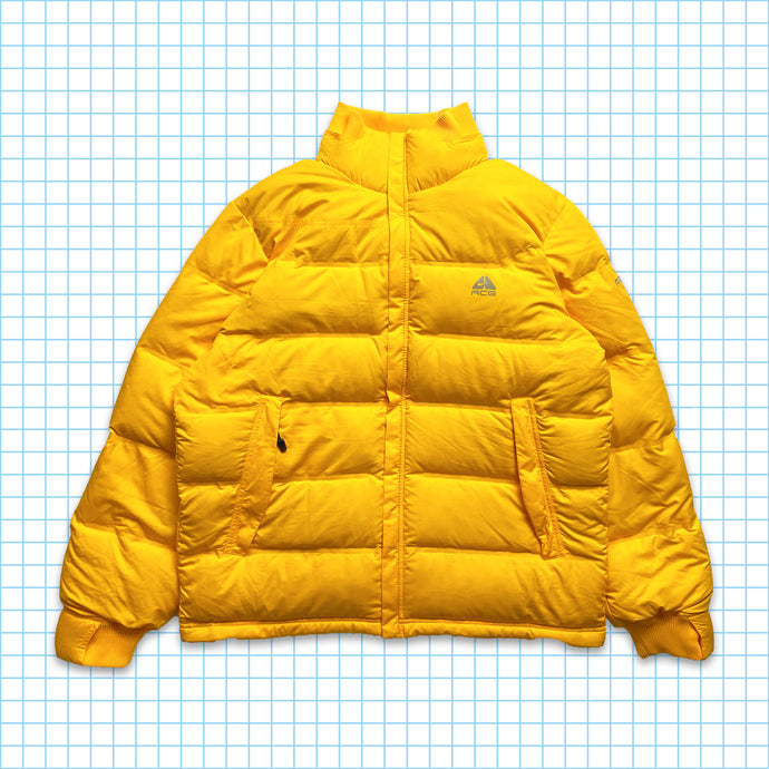 vintage Nike ACG Jaune Puffer - Grand / Extra Large