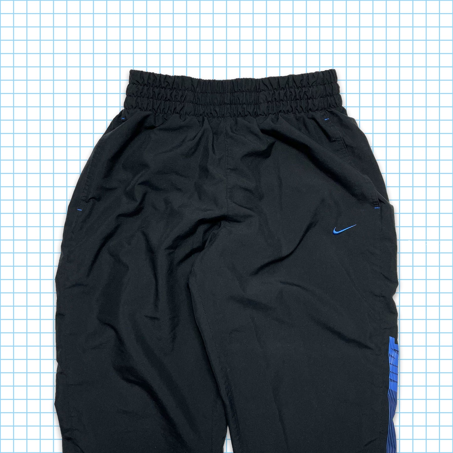 Vintage Nike Royal Blue Track Pants - Medium