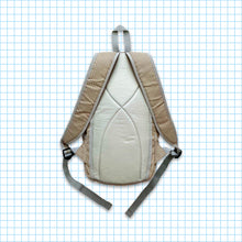 Carica l&#39;immagine nel visualizzatore di Gallery, Vintage Nike Beige Mini Swoosh Grid Backpack