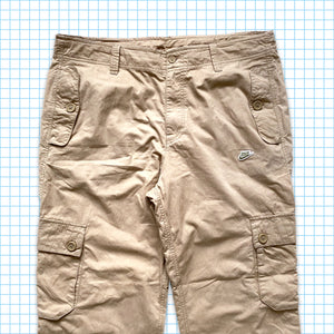 Nike Beige Tactical Cargo Trousers - 34" / 36" Waist