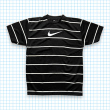 Load image into Gallery viewer, Vintage Nike Big Swoosh Striped Tee - Small