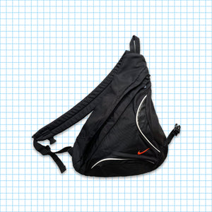 Vintage Nike Technical Orange/Black Tri-Harness Cross Body Bag
