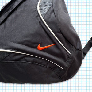 vintage Nike Technique Orange/Noir Tri-Harness Cross Body Bag