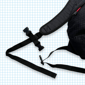 Vintage Nike Technical Black/Red Tri-Harness Cross Body Bag