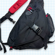 Load image into Gallery viewer, Vintage Nike Technical Red/Black Tri-Harness Cross Body Bag