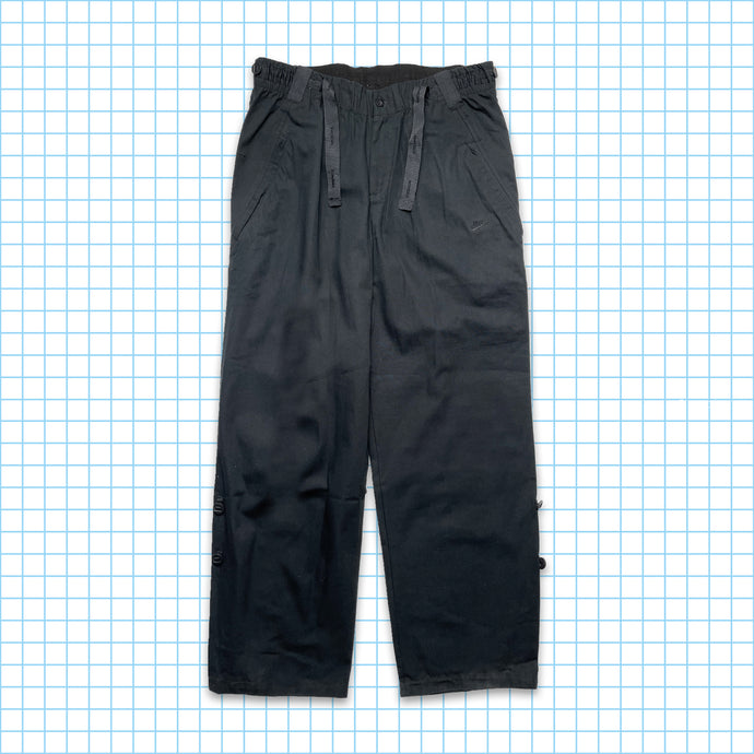 Vintage Nike Tonal Black Technical Pant - 32