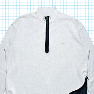 Vintage Nike Ribbed Technical Quarter Zip - Extra Large / Extra Extra Large