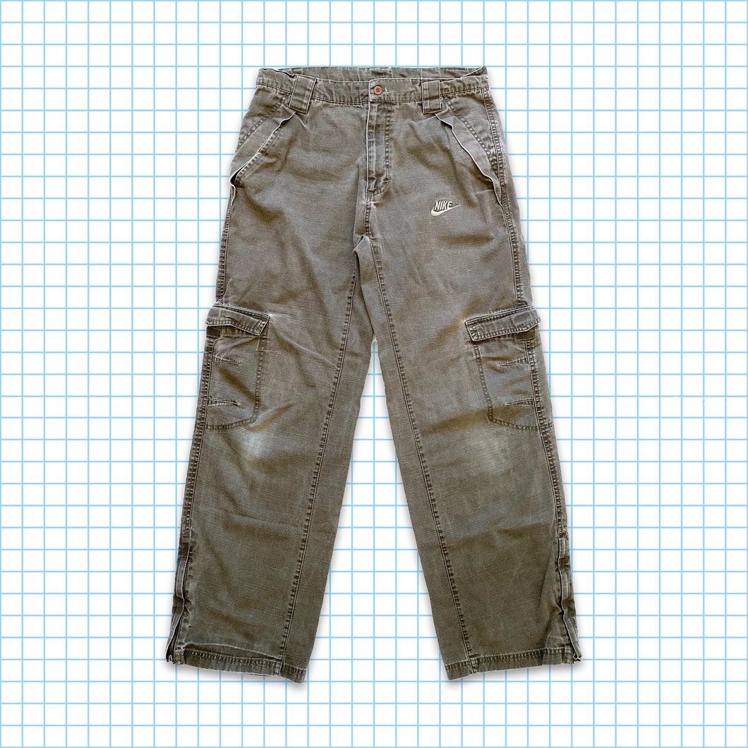 vintage Nike Washed Kaki/Gris Cargos - Moyen