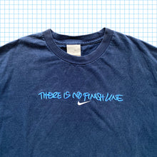 Carica l&#39;immagine nel visualizzatore di Gallery, Vintage Nike Centre Swoosh ‘There Is No Finish Line’ Embroidered Tee - Extra Extra Large / Extra Large