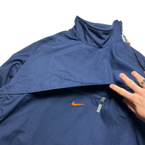 Pull Nike Fleece/Nylon réversible avec Swoosh central - Moyen/Grand 