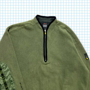 Vintage Nike Forest Green Quarter Zip Fleece - Large / Extra Large