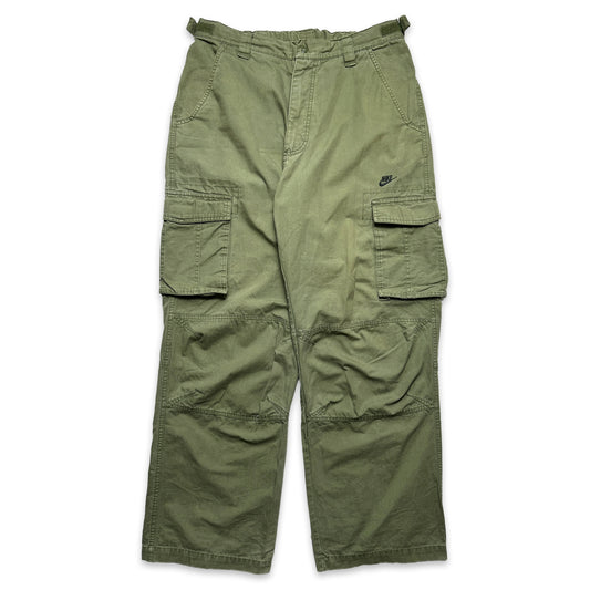 Pantalon cargo en coton épais Nike Forest Green - Large
