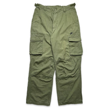 Charger l&#39;image dans la galerie, Pantalon cargo en coton épais Nike Forest Green - Large