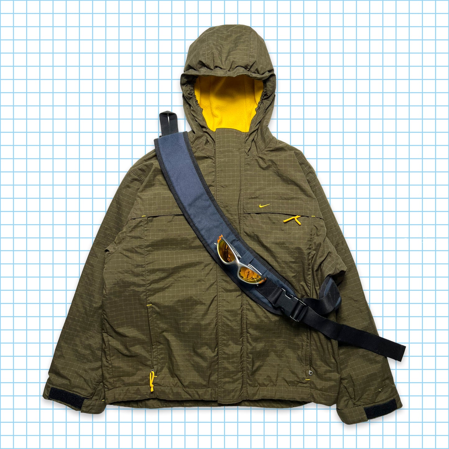 Quiksilver Sac bandoulière bleu marine/rouge/gris
