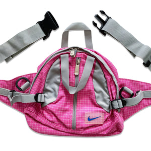 2000's Nike Pink Grid Pill Bag