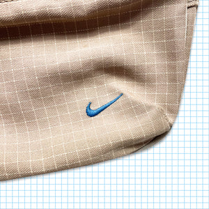 Vintage Nike Beige Grid Side Bag
