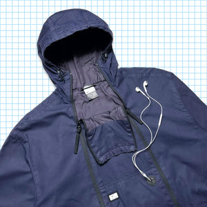 Nike Midnight Navy Ripstop MP3 Double Zip Jacket - Extra Large / Extra Extra Large