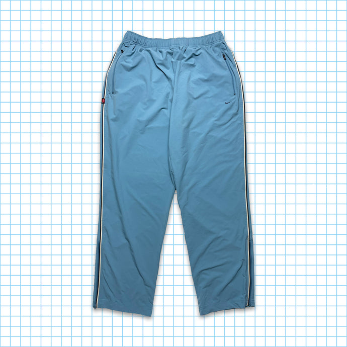 Vintage Nike Baby Blue Mini Swoosh Track Pant - 34