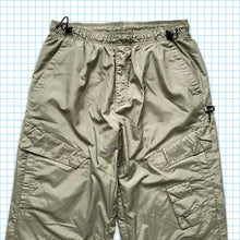 Load image into Gallery viewer, Vintage Nike Khaki/Grey Multi Pocket Nylon Shimmer Cargos - Medium