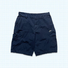 Carica l&#39;immagine nel visualizzatore di Gallery, Vintage Nike Navy Cargo Shorts