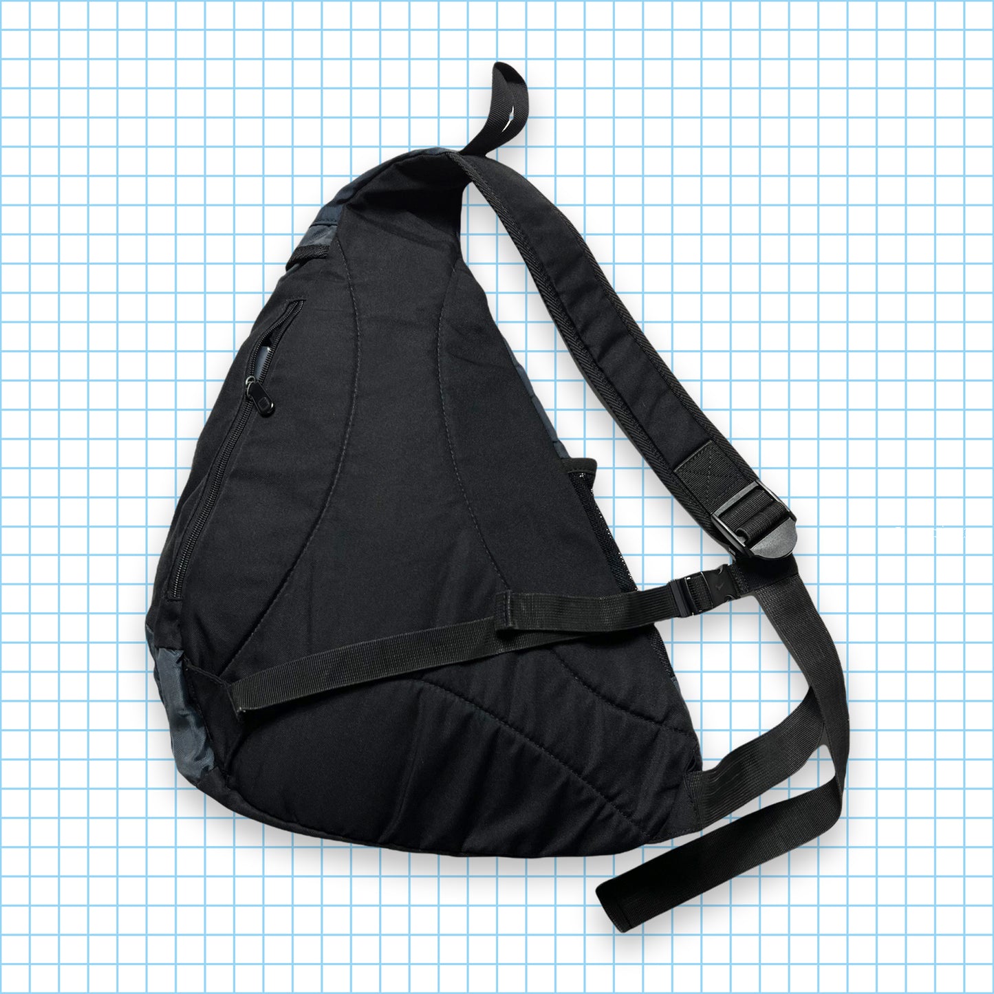 Vintage Nike Navy Shimmer Tri-Harness Bag