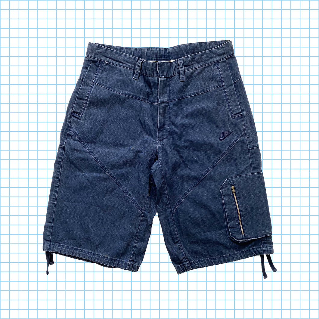 Vintage Nike Vertical Zip Pocket Cargo Shorts - 32