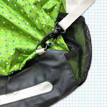 Load image into Gallery viewer, Vintage Nike Bright Green Polka Dot Cross Body Bag