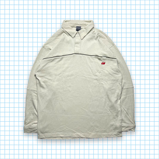 Vintage Nike Longsleeve Polo Shirt - Extra Large / Extra Extra Large