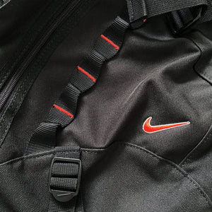 Vintage Nike Technical Black/Red Tri-Harness Cross Body Bag