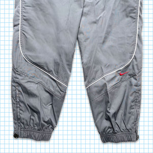 Vintage Nike Grey Piped Technical Track Pant - 28" / 30" Waist