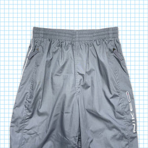 vintage Nike Grey Piped Technical Track Pant - Taille 28 » / 30 »