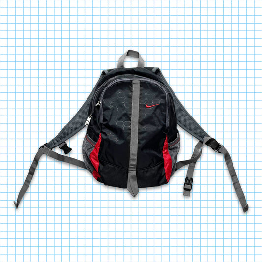 Vintage Nike Red/Grey/Black Technical Small Back Pack