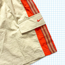 Load image into Gallery viewer, Vintage Nike Beige/Orange Side Stripe Shorts - Medium / Large