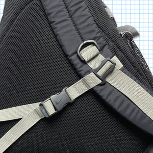 Vintage Nike Monochrome Technical Tri-Harness Cross Body Bag