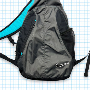 Vintage Nike Marina Blue/Grey/Black Tri-Harness Bag