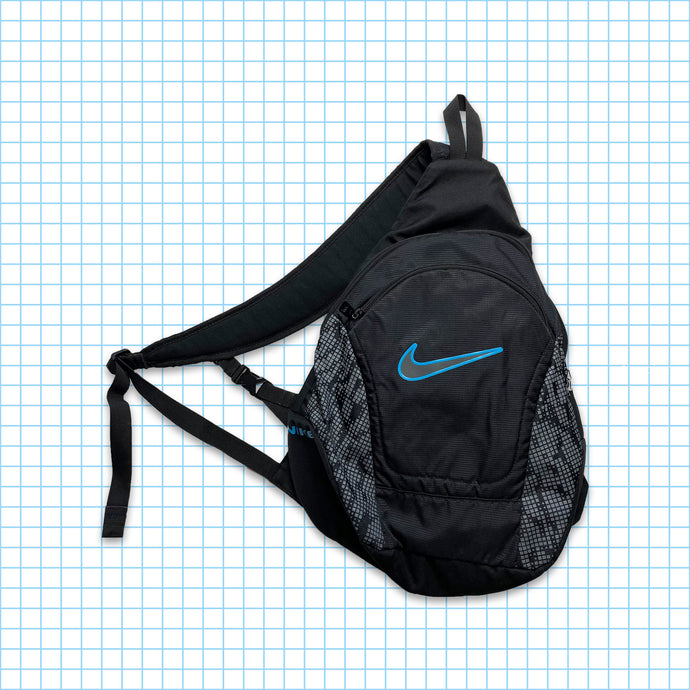 Vintage Nike Technical Black/Blue Tri-Harness Bag