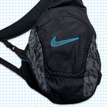 Load image into Gallery viewer, Vintage Nike Technical Black/Blue Tri-Harness Bag