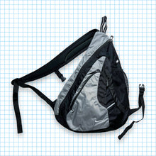 Charger l&#39;image dans la galerie, sac tri-harnais vintage Nike gris/noir