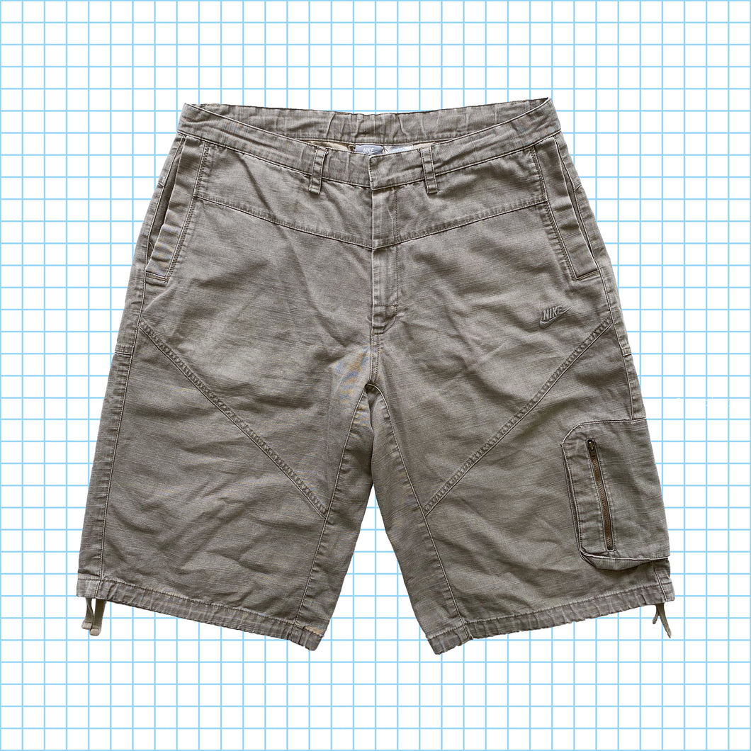 Vintage Nike Vertical Zip Pocket Cargo Shorts - 34/36