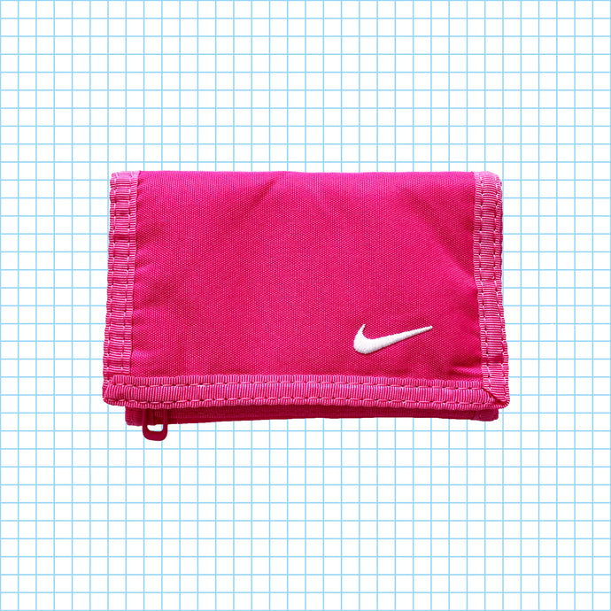 portefeuille rose vif Nike vintage