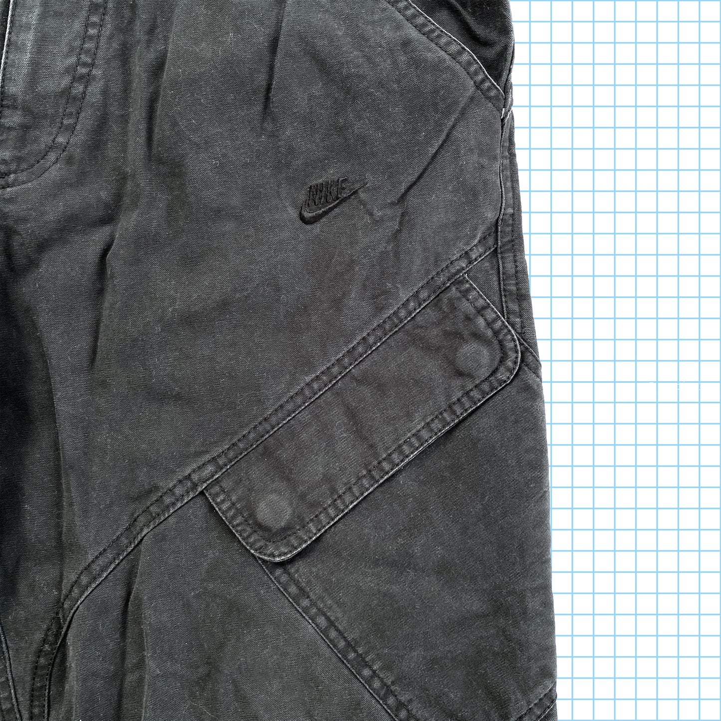 Vintage Nike Heavy Tactical Vertical Pocket Cargos - Medium