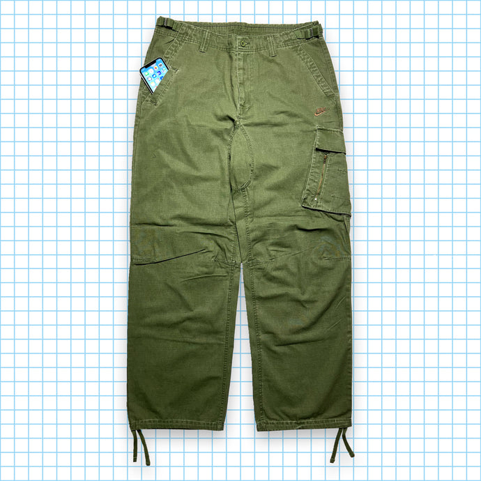 Vintage Nike Washed Khaki Cargo Pant - Multiple Sizes