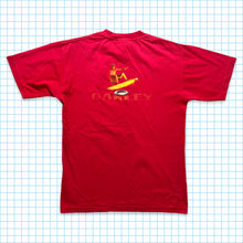 Load image into Gallery viewer, Oakley Bright Red Centre Logo Tee - Medium