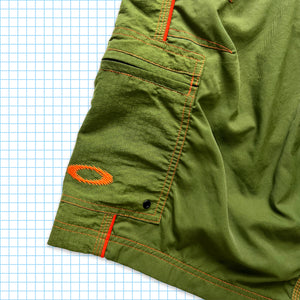 Oakley Deep Green Cargo Shorts - Small
