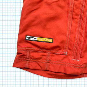Oakley Software Bright Orange Ventilated Cargo Shorts - Small
