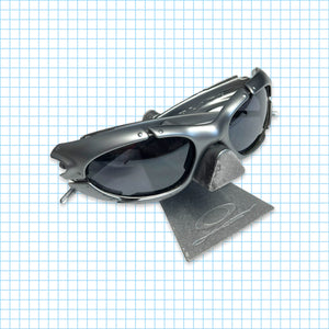 Oakley 03' Plate Dark Silver / Black Iridium Sunglasses