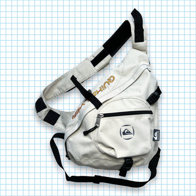 Vintage Quiksilver Off White Cross Body Bag