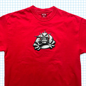 Oakley Bright Red Dog Graphic Tee - Extra Large